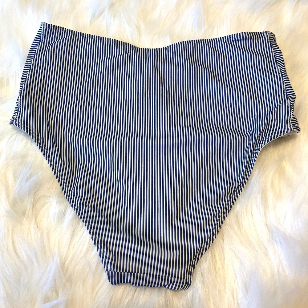 Vineyard Vines High Waist Sandbar Stripe Bikini 👙 - Picture 3 of 7